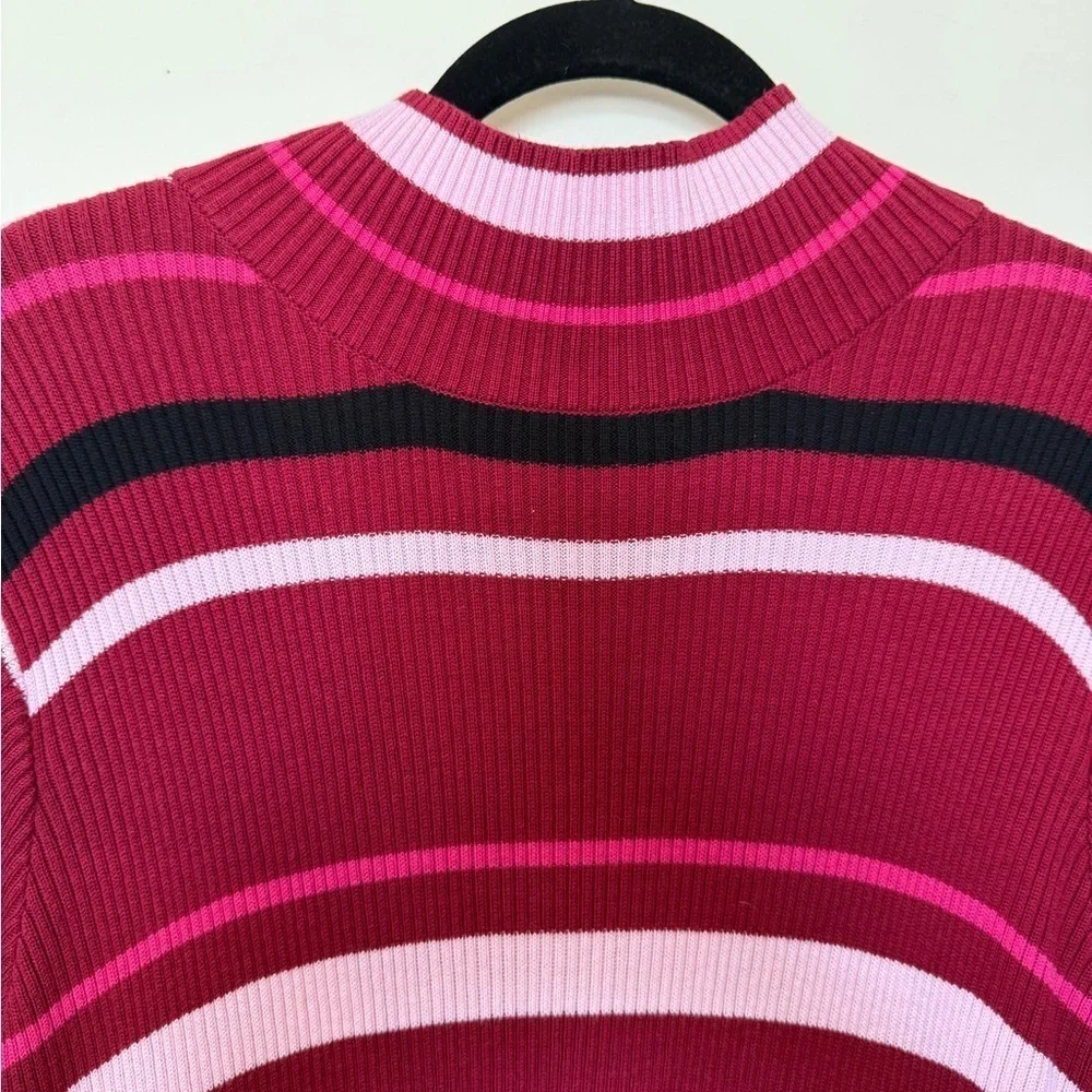NWOT Eloquii Stripe Sweater Open Back Dress in Size 26-28